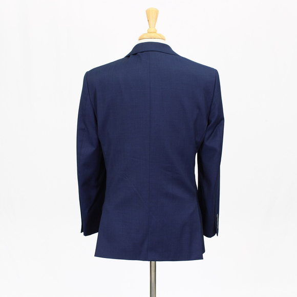Calvin Klein 42R Blue Sport Coat Blazer Jacket Solid 2B Wool B655 - Picture 7 of 11